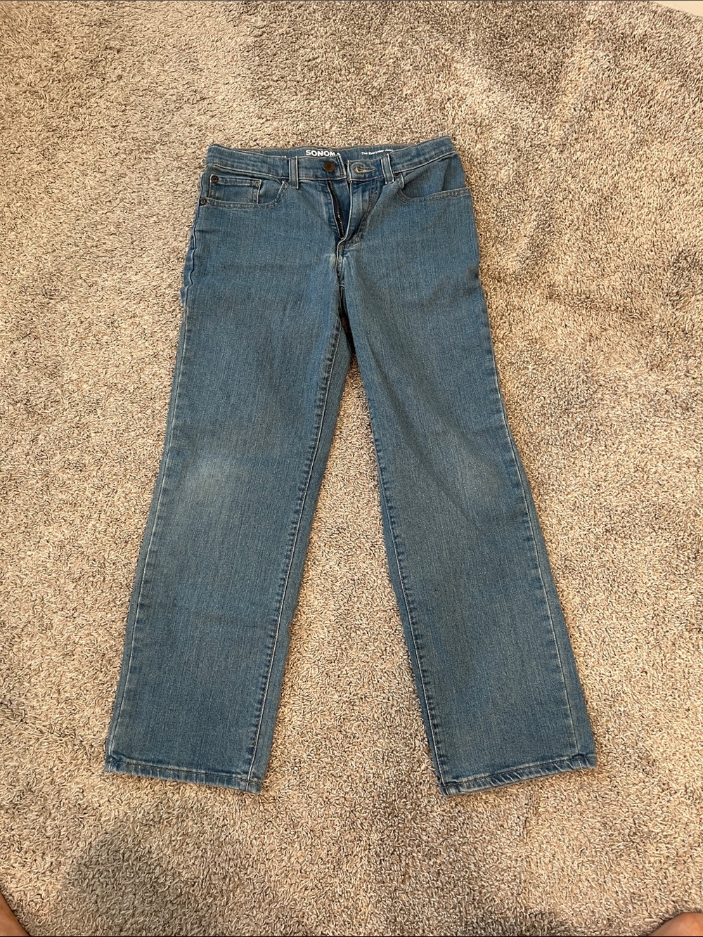 Sonoma Kids Straight-Leg Jeans in Blue Denim